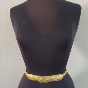 Accessocraft vintage gold-tone omega stretch belt